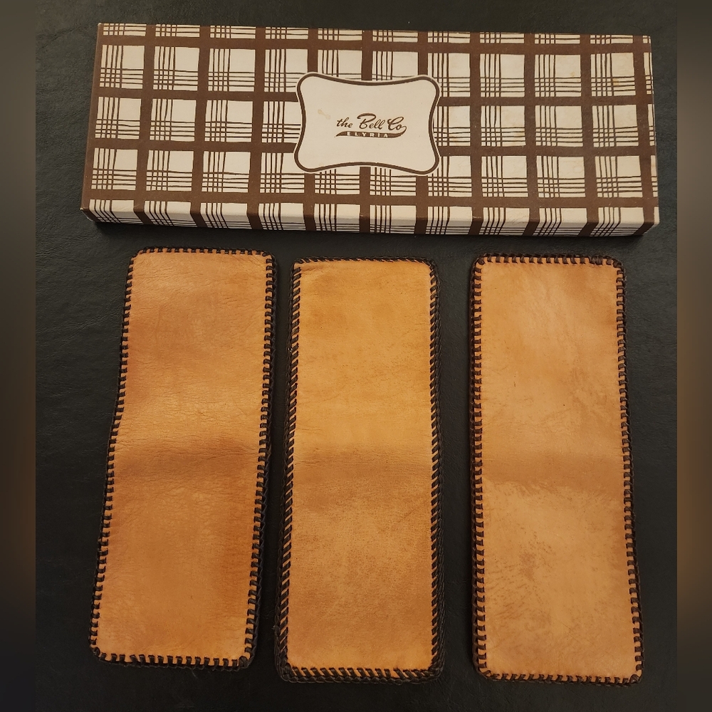 3 Vintage Leather Wallets